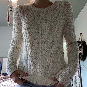 Comfy white sweater